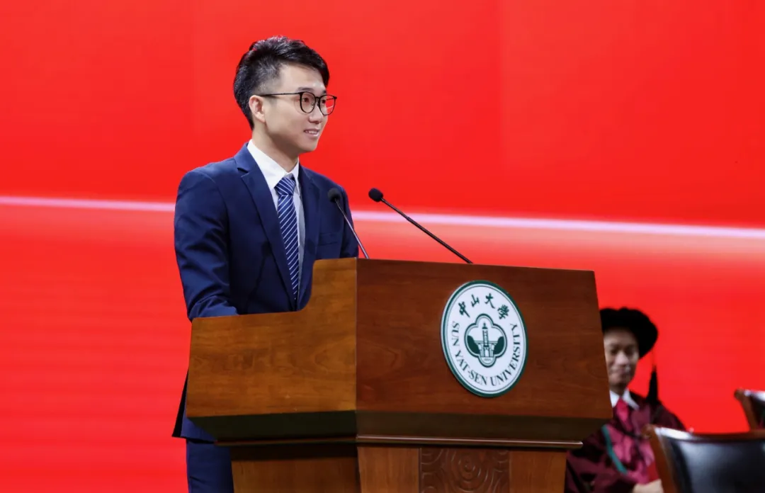 探迹&汉数科技陈开冉寄语中山大学2025毕业生：保持求知欲，持续创新
