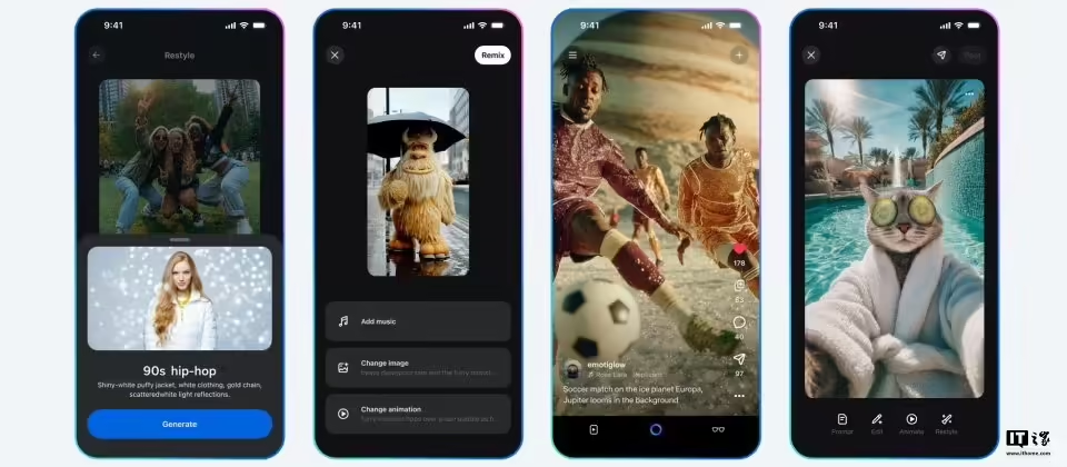 Meta 推出 Vibes 短视频应用,平台所有内容均为 AI 生成