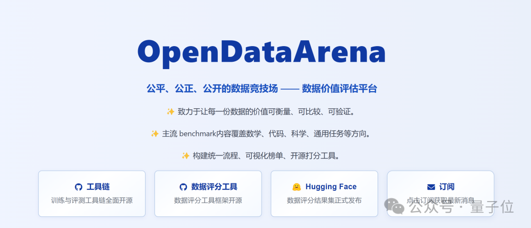 告别“炼丹玄学”：上海AI实验室推出首个大模型数据竞技场OpenDataArena