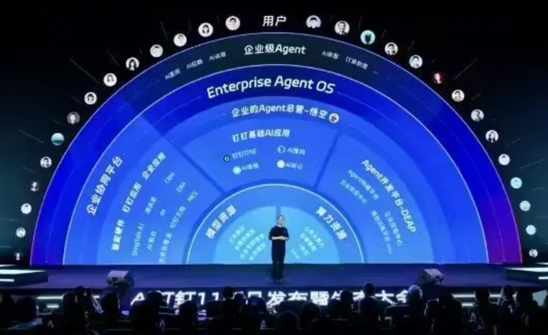 钉钉发布全球首个为AI打造的工作智能操作系统Agent OS
