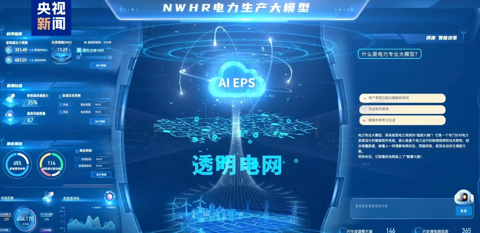 世界首个原生电力专业大模型在北京发布